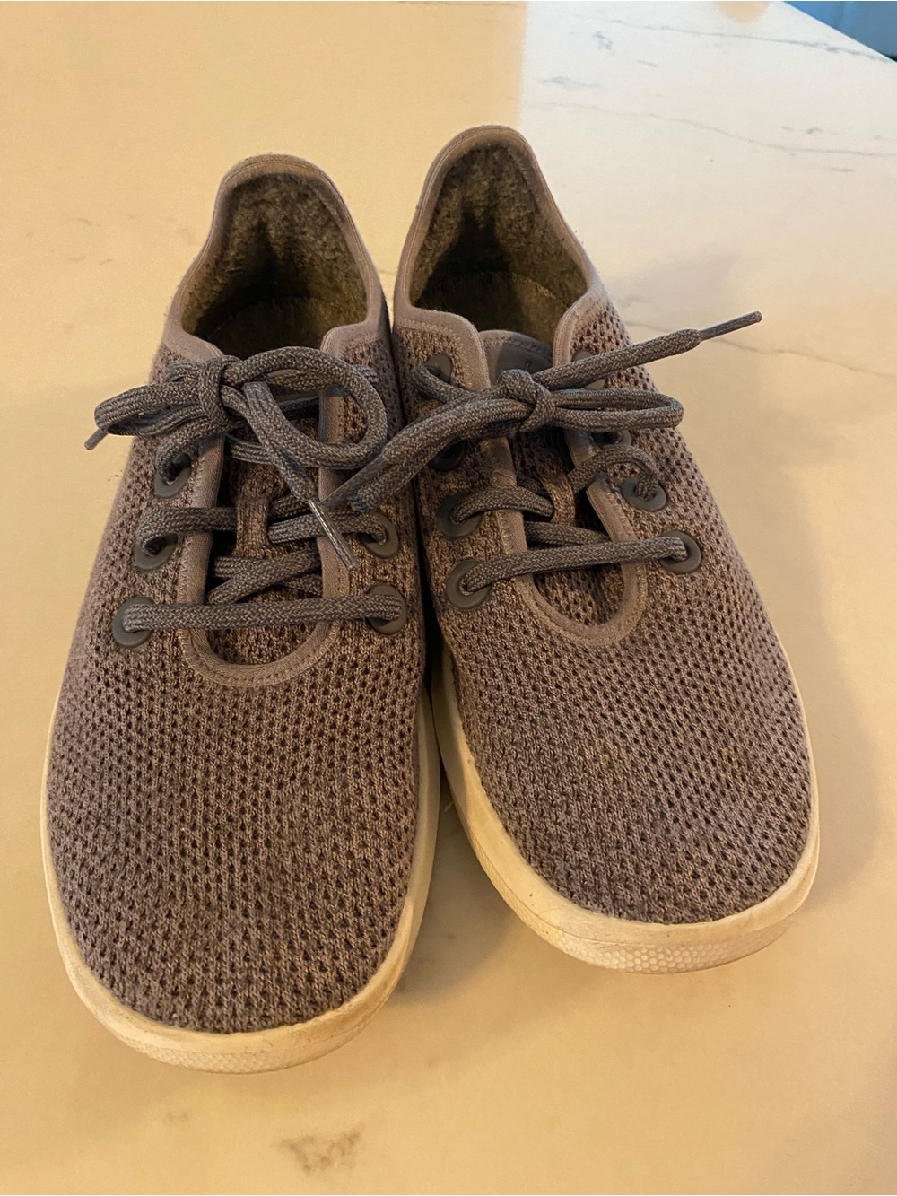 allbirds Tree Runner Women’s 8 Grey Lace Up Breathable Comfort Shoes Neutral